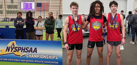 Local athletes compete at NYSPHSAA indoor track championships